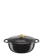 Air Oval Stewpot 30 Cm / 5,7 L. Grey Home Kitchen Pots & Pans Casserol...