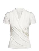 Fifi 2 Top Designers Blouses Short-sleeved White Andiata