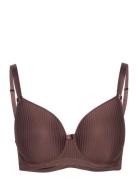 Idol Lingerie Bras & Tops T-shirt Bras Brown Freya