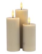 Smilla Genopladelig Home Decoration Candles Led Candles Beige Sirius H...