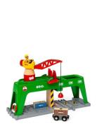 Brio 33996 Containerkran Toys Toy Cars & Vehicles Toy Vehicles Train A...