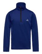 J Hea 1/2 Zip Sport T-shirts Long-sleeved T-Skjorte Blue Adidas Perfor...