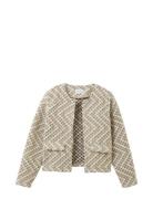 Colourful Blazer Jacket Blazers Cropped Blazers Beige Tom Tailor