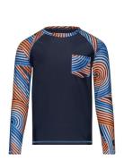 Swim Shirt, Kroolaus Sport T-shirts Long-sleeved T-Skjorte Navy Reima