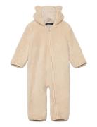 Nbnmayan Teddy Suit Outerwear Fleece Outerwear Fleece Coveralls Cream ...