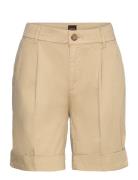 C_Taggie1-D Bottoms Shorts Chino Shorts Beige BOSS