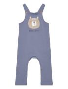 Nbmvonne Sweat Overall Box Bru Bottoms Dungarees Blue Name It