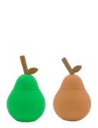 Pear Cup - Pack Of 2 Baby & Maternity Baby Feeding Sippy Cups Multi/pa...