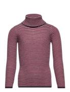 Rollneck Blouse Tops T-shirts Turtleneck Multi/patterned FUB