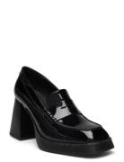 Take Off Black Shoes Heels Heeled Loafers Black ALOHAS