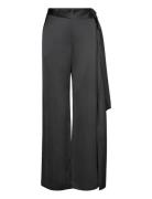 Sggracie, 2015 Heavy Satin Designers Trousers Wide Leg Black STINE GOY...