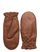 Elke Mitten Accessories Gloves Thumb Gloves Brown RE:DESIGNED EST 2003