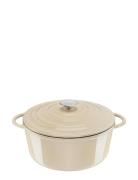 Tefal Lov Stewpot 29 Cm / 7,4 L Beige Home Kitchen Pots & Pans Cassero...