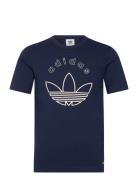 Graphic Tee Sport Men Sports Clothes Sport Tops Sport T-Skjorte Navy A...