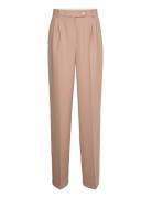 Gytta Trousers Designers Trousers Wide Leg Pink Andiata