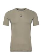 Tf Tee Sport Men Sports Clothes Sport Tops Sport T-Skjorte Khaki Green...