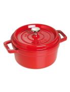 La Cocotte - Round Cast Iron Home Kitchen Pots & Pans Casserole Dishes...