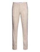 Bs Gustaf Slim Fit Chinos Bottoms Trousers Linen Trousers Beige Bruun ...