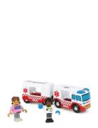 Redningsambulance Toys Toy Cars & Vehicles Toy Vehicles Trains Multi/p...