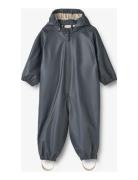 Rainsuit Mika Outerwear Coveralls Rainwear Coveralls Navy Wheat