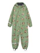 Rainwear Suit - Aop Outerwear Coveralls Rainwear Coveralls Green CeLaV...