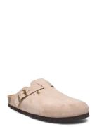 Sl Olivier Suede Shoes Mules & Clogs Beige Scholl