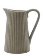 Jug, Hdpleat, Grey/Brown Home Tableware Jugs & Carafes Water Carafes &...