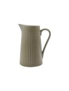 Jug, Hdpleat, Grey/Brown Home Tableware Jugs & Carafes Water Carafes &...