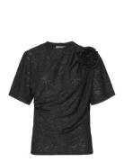 Pam Designers Blouses Short-sleeved Black Hofmann Copenhagen