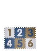 Play Floor With Numbers Made In Eva With Neutral Decor Colors, 6 Foam ...