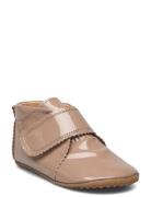 Beginners? Velcro Scallops Shoes Pre-walkers - Beginner Shoes  Beige P...