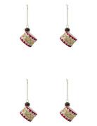 Ornaments, Hdtambur, Red/Gold Home Decoration Christmas Decoration Chr...