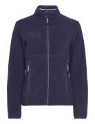 Fleece W Jacket Tops Sweatshirts & Hoodies Fleeces & Midlayers Navy Se...