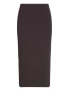 Michelle - All Day Jersey Skirts Knee-length & Midi Skirts Brown Day B...