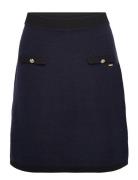 Skirt Malva Knitted Skirts Short Skirts Navy Lindex