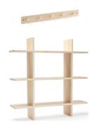 Wallshelf & Hookboard Saga Home Kids Decor Furniture Shelves Beige Kid...