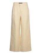 Malizia Designers Trousers Wide Leg Beige Weekend Max Mara