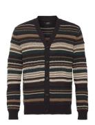 Phillip Cardigan Knit Tops Knitwear Cardigans Brown Clean Cut Copenhag...