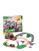 Togbanesæt Med Dinosaurer Toys Toy Cars & Vehicles Toy Vehicles Train ...