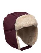 Functional Hat Accessories Headwear Hats Winter Hats Burgundy Lindex