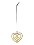 Weaved Heart H6.5 Gold Plated Home Decoration Christmas Decoration Chr...