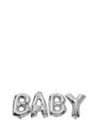 Foil Balloon Text Baby 40 Cm Home Kids Decor Party Supplies Silver Jok...