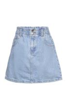 Paperbag Denim Skirt Dresses & Skirts Skirts Denim Skirts Blue Mango