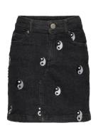 Tnlykke Denim Skirt Dresses & Skirts Skirts Denim Skirts Black The New