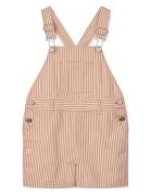 Venedict Stripe Dungaree Bottoms Dungarees  Liewood