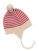 Baby Pompom Hat Accessories Headwear Hats Winter Hats Red FUB