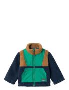 Nmmmilano Teddy Jacket Outerwear Jackets & Coats Anoraks Navy Name It