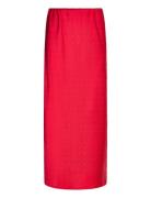 Julieta Skirt Skirts Maxi Skirts Red Noella