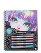 Nebulous Star Black Pages Coloring Book - Isadora Toys Creativity Draw...