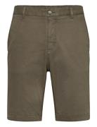 Jeffrey Brushed Shorts Designers Shorts Chinos Shorts Khaki Green Morr...